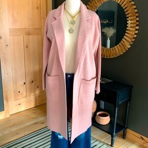 J.Crew Pink Coat oversized size S